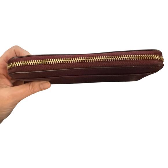 Kate Spade New York Maroon Red Zippy Wallet - Picture 4 of 9